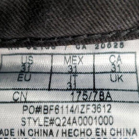 Guess Sarah Fit Mid Rise Bootcut Jeans Blk Size 31 - Picture 9 of 12